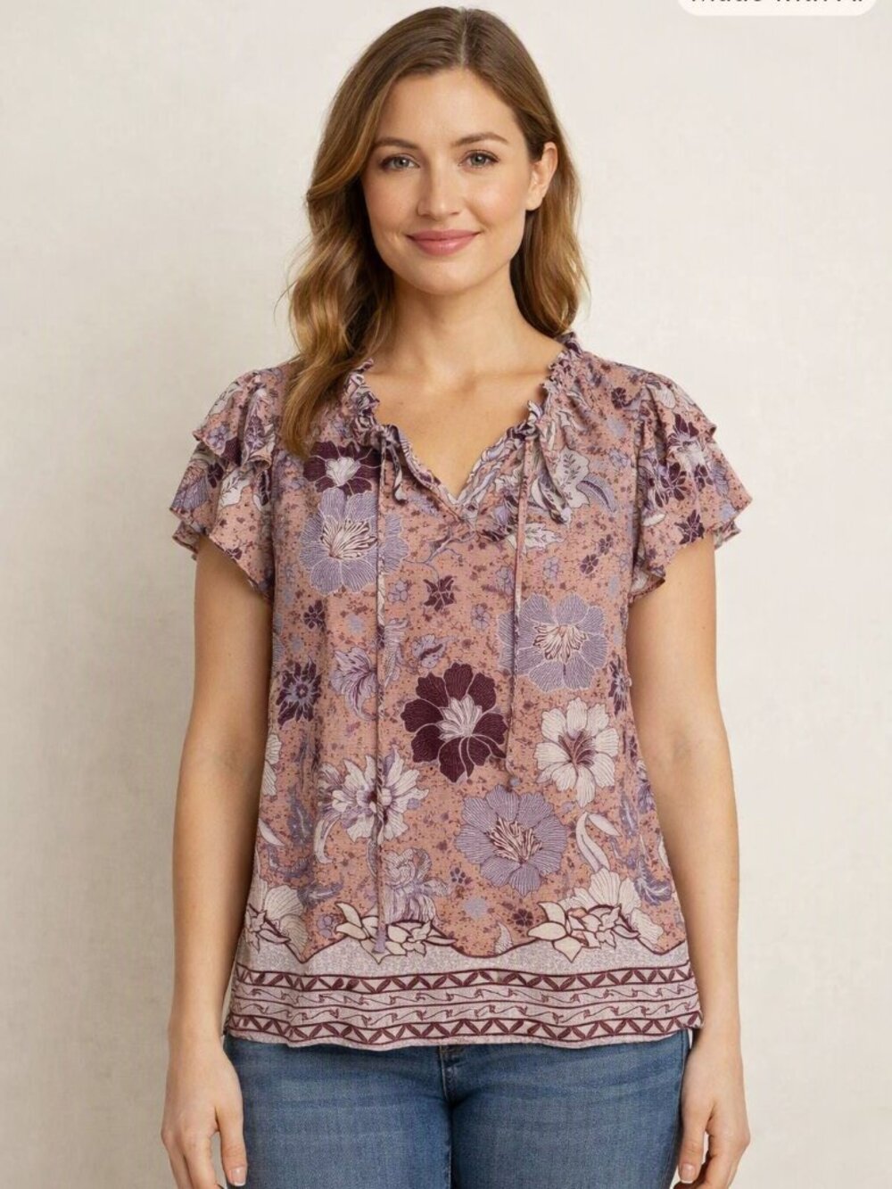 Joie Floral Blouse – Size Medium